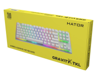 HATOR Gravity X TKL (biała) - 1332251 - zdjęcie 6